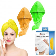 TURBANTE MICROFIBRA ASCIUGACAP. ASS (12pz)